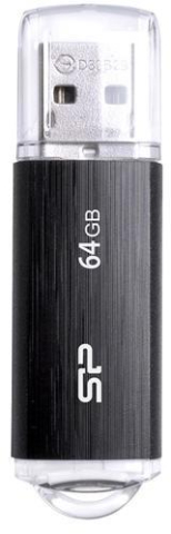 Memorii USB - USB Flash Drive SP ,  Ultima U02 ,  2.0 ,  64GB ,  Negru Cod Produs: SP064GBUF2U02V1K