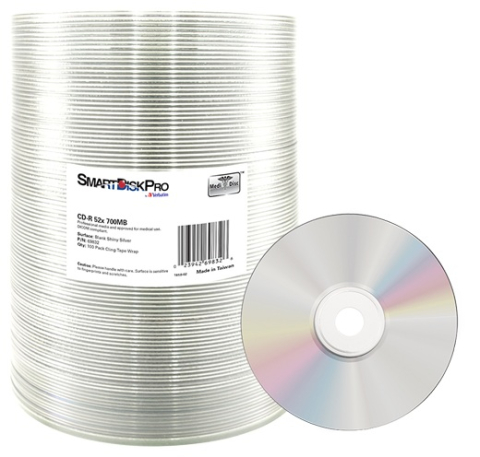 Electronice - VERBATIM 69828 SMDI PRO CD-R 700MB, wrap 100buc, Printable Matt, Cod Produs: 69828