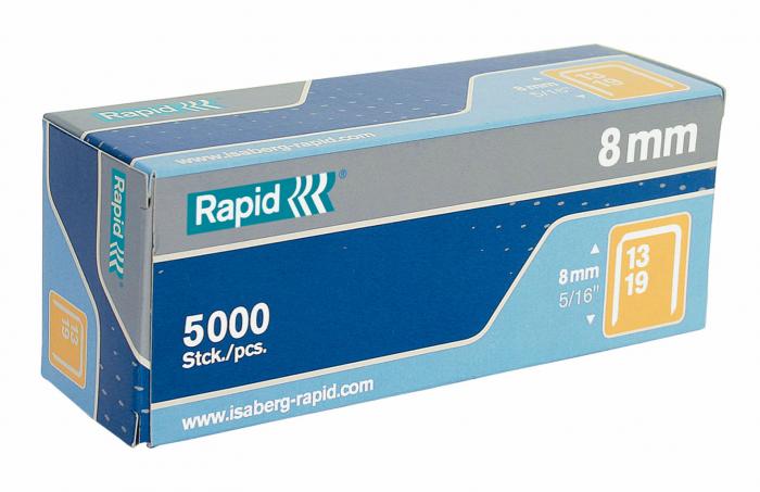 Capse RAPID 13/ 8, 5.000 buc/cutie - pentru pistol de capsat RAPID M10Y [3]