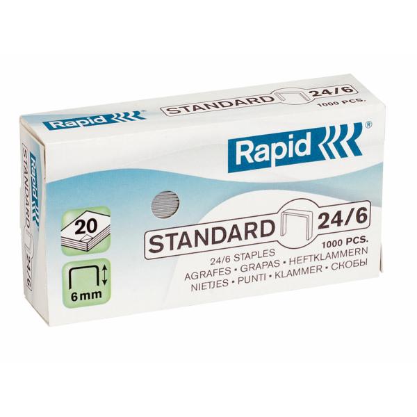 Capse RAPID Standard 24/6, 1000 buc/cutie [3]