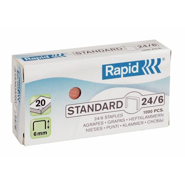 Capse RAPID Standard 26/6, 1000 buc/cutie [2]