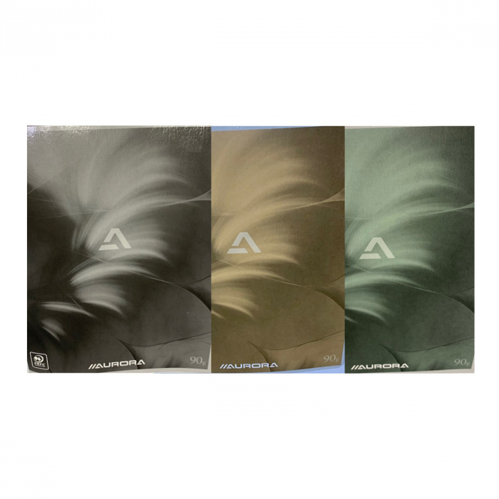Caiet A5, 60 file - 90g/mp, liniat stanga, coperta carton color lucios, AURORA Mano - matematica [3]