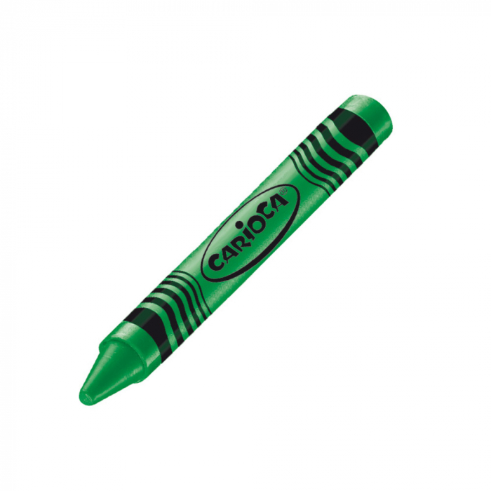 Creioane cerate, rotunde, lavabile, D-12mm, 12 culori/cutie, CARIOCA Wax Crayon Maxi [2]