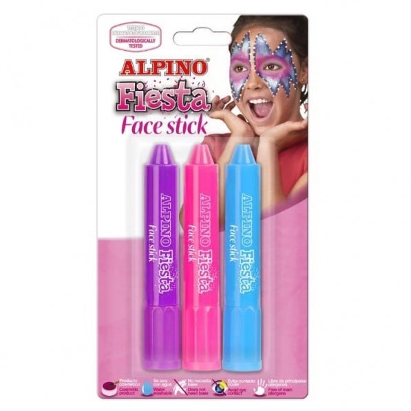 Creion pentru machiaj, 3 cul/blister, ALPINO Fiesta - Girls [1]