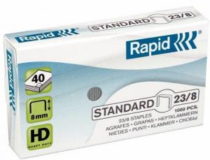Capse RAPID Standard 23/ 8, 1000 buc/cutie - pentru 10-40 coli [1]