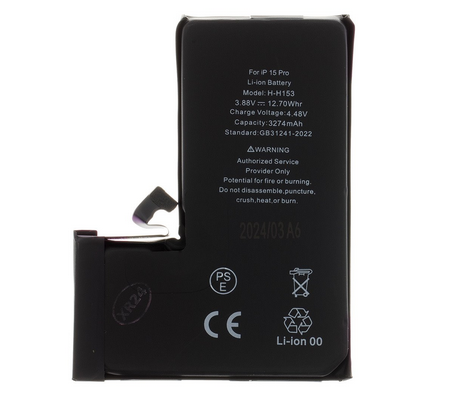 Acumulatori - Acumulator Baterie iPhone 15 Pro, 3274mAh