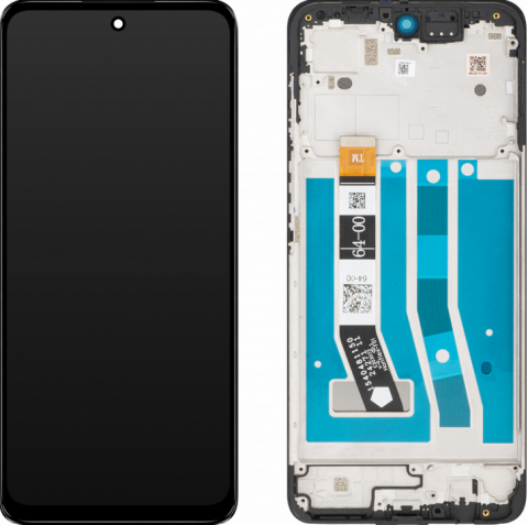 Piese si Componente GSM - Display Motorola Moto G55, cu Rama, Negru, Service Pack 5D68C28432