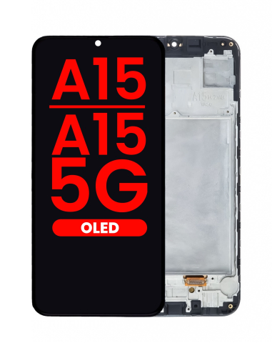 Display-uri si Touchscreen-uri - Display Oled Samsung Galaxy A15 4g/5g, A155 A156 Compatibil, cu Rama