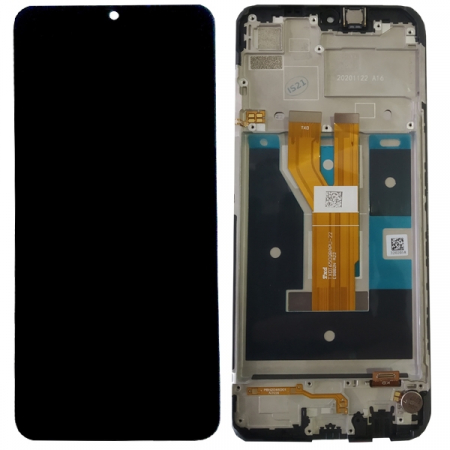 Piese si Componente GSM - Display Realme C21-Y cu Rama Original Service pack RMX3263 / Realme C21y
