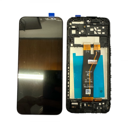 Piese si Componente GSM - Display Samsung Galaxy A14 5G DOAR MODELUL A146P SERVICE PACK cu Rama Black Negru