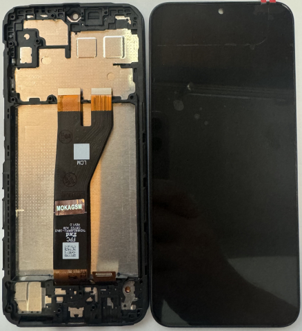 Display-uri si Touchscreen-uri - Display Samsung Galaxy A14 5G DOAR MODELUL A146P cu Rama Black Negru Compatibil