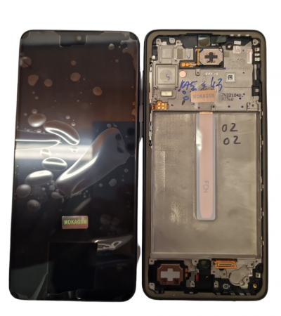 Piese si Componente GSM - Display Samsung Galaxy A33 5g A336 cu Rama Negru Compatibil Oled cu Rama, Functioneaza si pe android 14