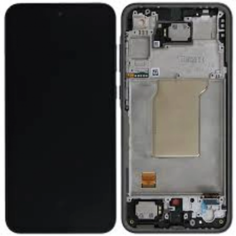 Display-uri si Touchscreen-uri - Display Samsung Galaxy A36, cu Rama Negru, Original Service Pack GH82-36841A