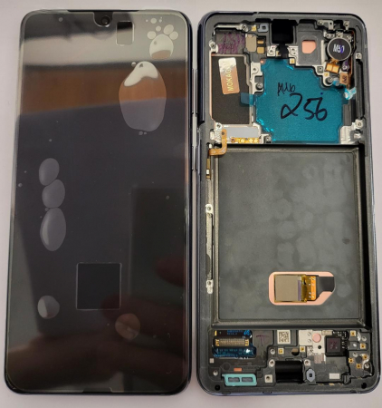 Piese si Componente GSM - Display Samsung Galaxy S21 5G G991 Phantom Gray Cu Camera
