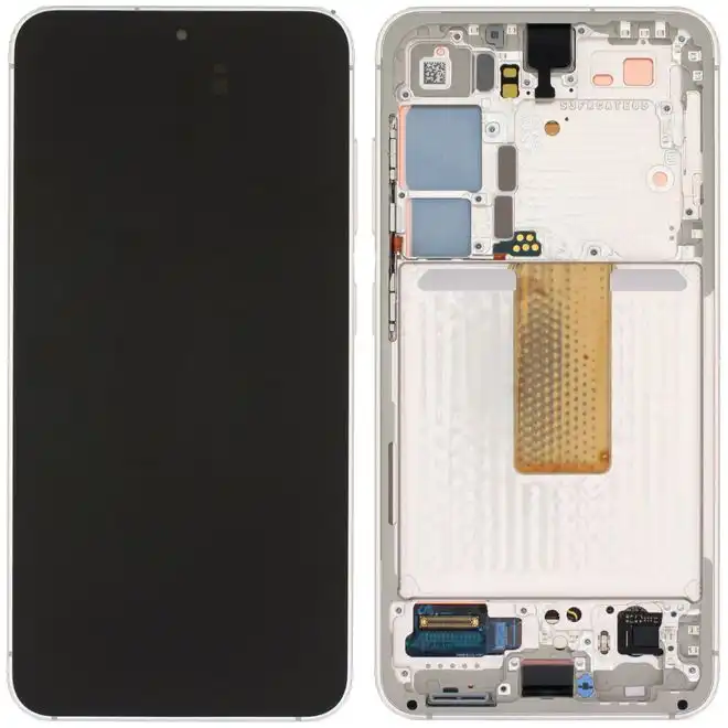 Display-uri si Touchscreen-uri - Display Samsung Galaxy S23 cu rama S911, Cream
