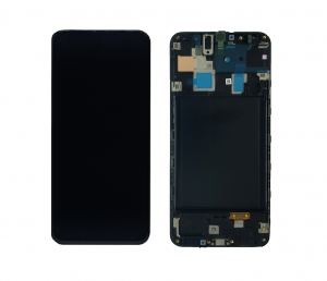 Piese si Componente GSM - Ecran Display cu touchscreen Samsung Galaxy A30 A305 cu Rama