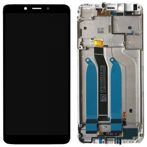 Piese si Componente GSM - Original Display cu touchscreen XIAOMI Redmi 6, 6A Negru cu Rama Original