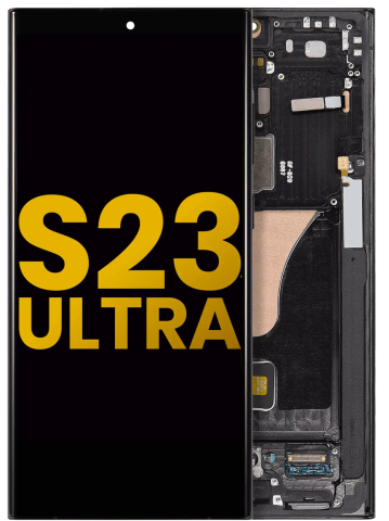 Display-uri si Touchscreen-uri - Ecran Display Samsung Galaxy S23 Ultra Negru, OLED Compatibil