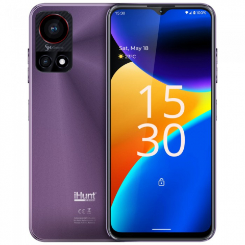 iHunt - Telefon iHunt S24 EXTREME 256GB, Camera 50mpx, 14gb ram Deep Purple/ iHunt S24 Xtreme