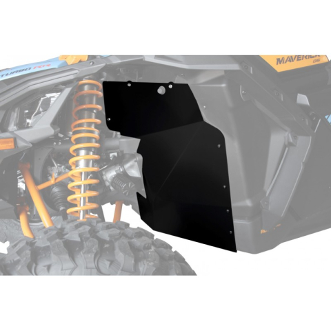 Accesorii Side by Side - Scut protectie picioare, anti copaci Can Am Maverick X3, nu risca patrunderea unui copac prin zona picioarelor