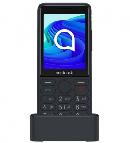 TCL - Telefon mobil, TCL, onetouch 4042s 4G, cu buton SOS, andocare, Gri inchis / Telefon Seniori / Telefon batrani / Telefon taste
