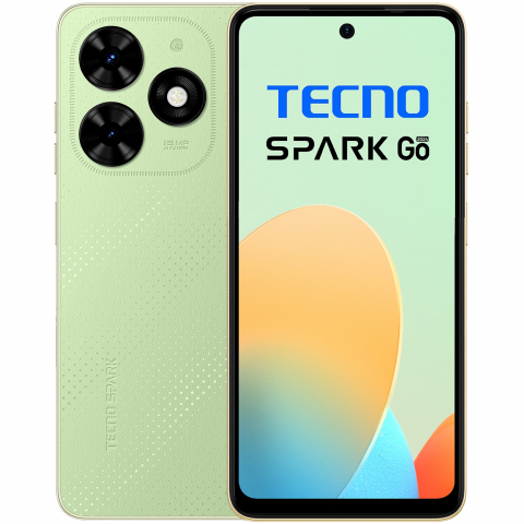 Samsung - Telefon Tecno Spark GO (2024), Dual SIM, 3GB RAM, 64GB, Magic Skin Green