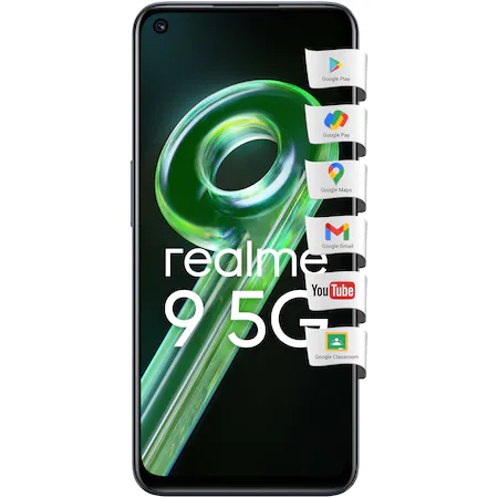 Telefon mobil Realme 9 5G, Dual SIM, 4GB RAM, 64GB, 5G, Meteor Black [2]