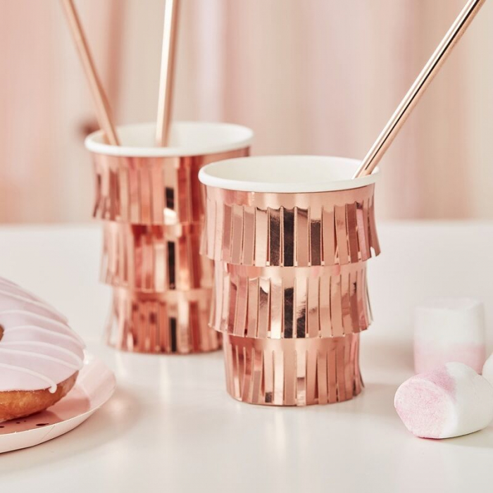 Set 8 Pahare Franjuri Rose Gold, 266 ml [2]