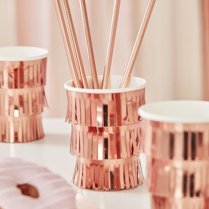 Set 8 Pahare Franjuri Rose Gold, 266 ml [3]