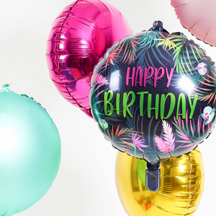 Balon Folie Happy Birthday Tropical - 45 cm [2]