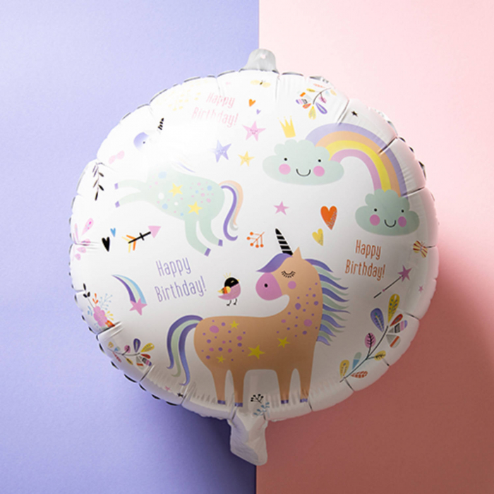 Balon Folie Happy Birthday Unicorn - 45 cm [2]
