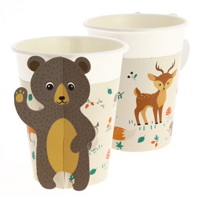 Set 6 Pahare Animale de Padure, 200 ml [5]