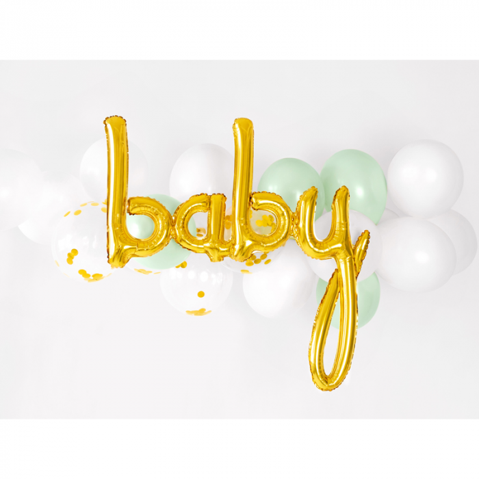 Balon Folie Baby, Auriu - 73.5 x 75.5 cm [3]