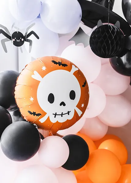 Balon Folie Craniu Halloween, 45 cm [3]