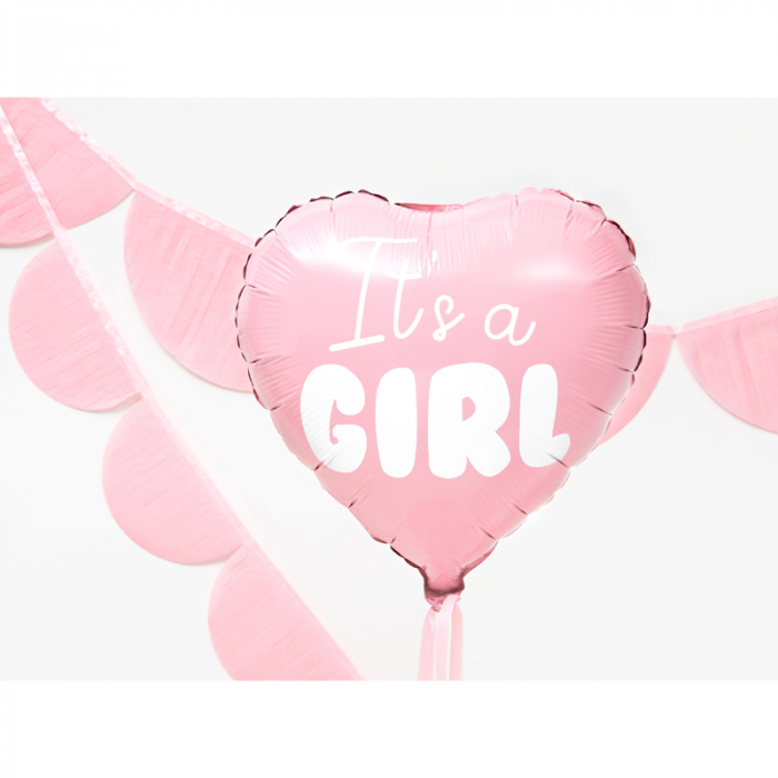 Balon Folie Inima, It's a Girl - 45 cm [4]