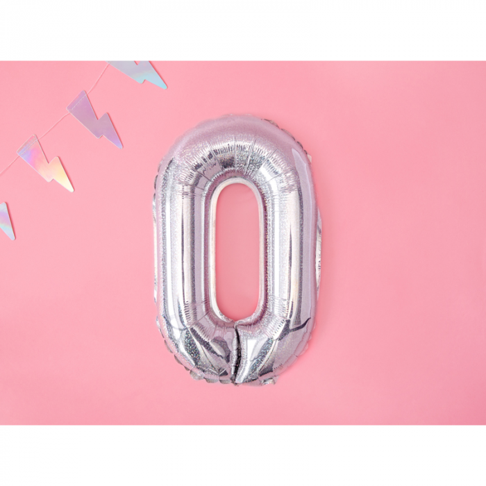 Balon Folie Litera O Holografic, 35 cm [2]