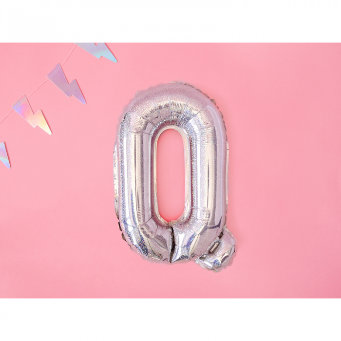 Balon Folie Litera Q Holografic, 35 cm [2]