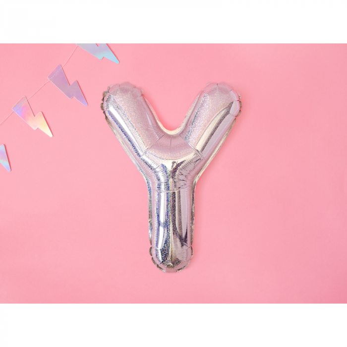 Balon Folie Litera Y Holografic 35 cm [2]