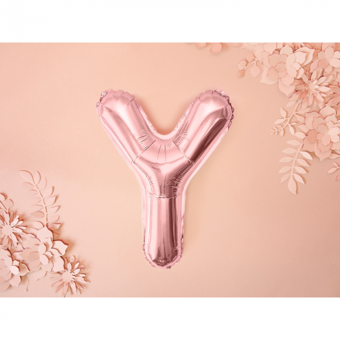 Balon Folie Litera Y Roz, 35 cm [2]