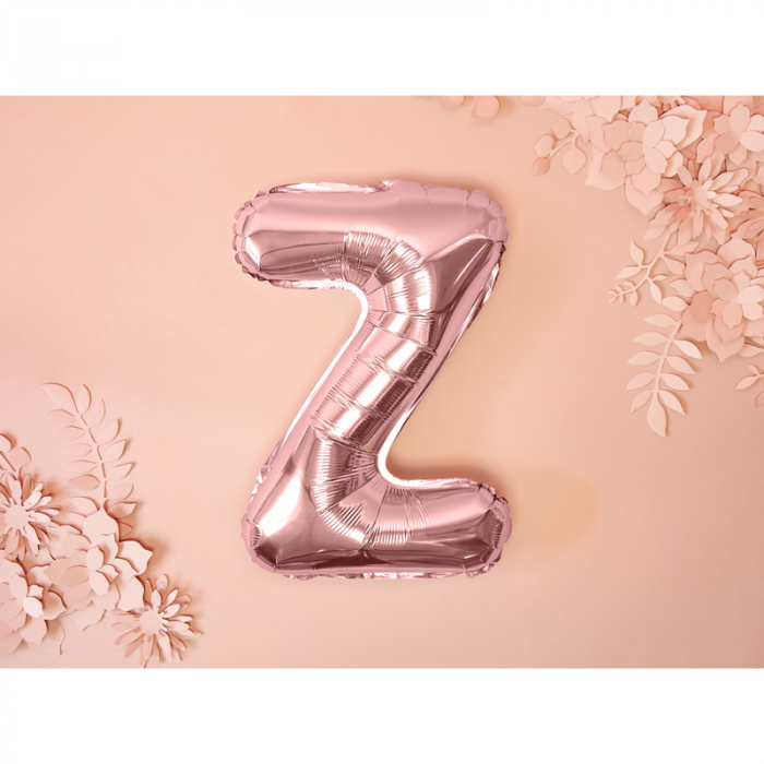 Balon Folie Litera Z Roz, 35 cm [2]