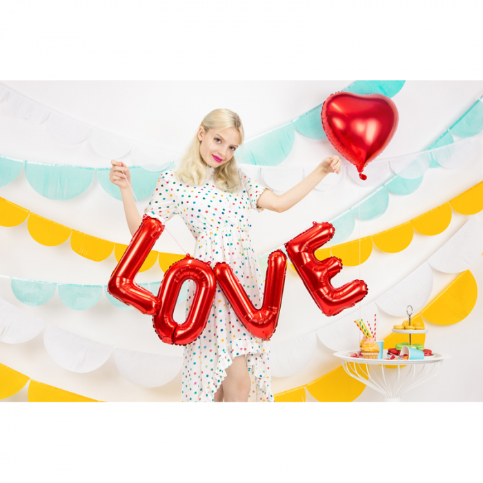 Balon Folie Love, Rosu - 140x35 cm [2]