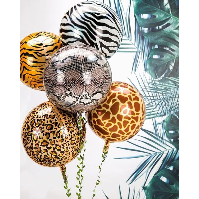 Balon Folie Orbz, Print Zebra - 41 cm [2]
