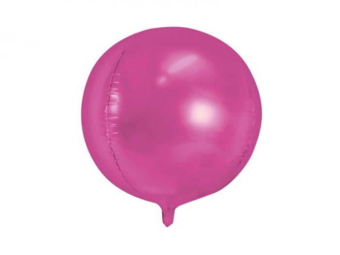 Balon Folie Sfera Roz Aprins - 40 cm [1]