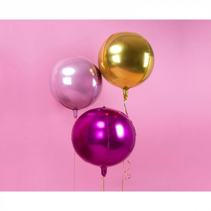 Balon Folie Sfera, Auriu - 40 cm [3]