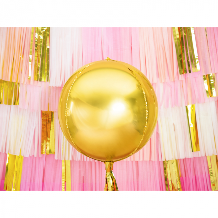 Balon Folie Sfera, Auriu - 40 cm [2]