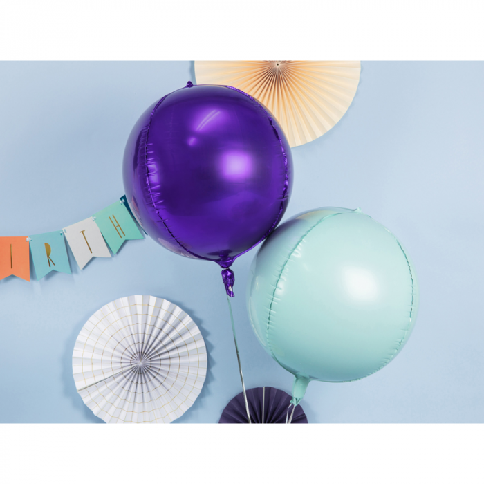 Balon Folie Sfera, Verde Menta - 40 cm [3]