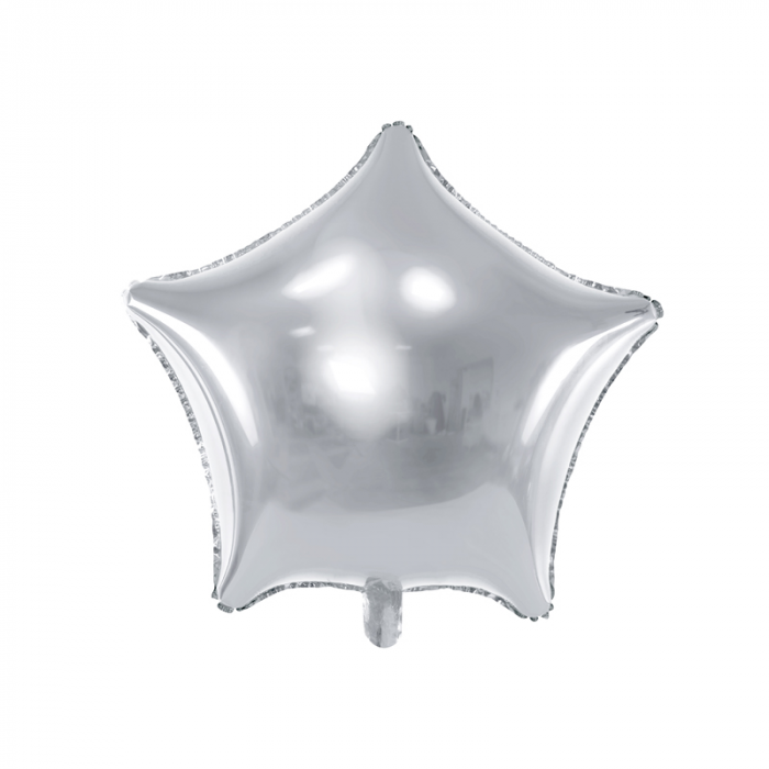 Balon Folie Stea, Argintiu - 48 cm [1]