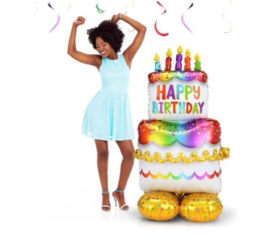 Balon Folie Tort Happy Birthday - 127 cm [2]