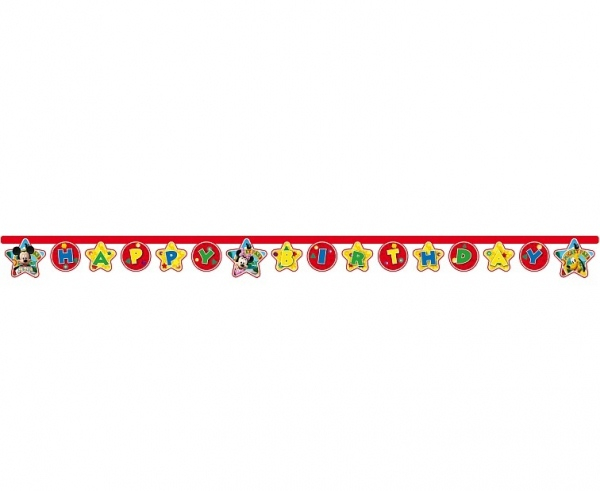 Banner Happy Birthday, Mickey Mouse [2]