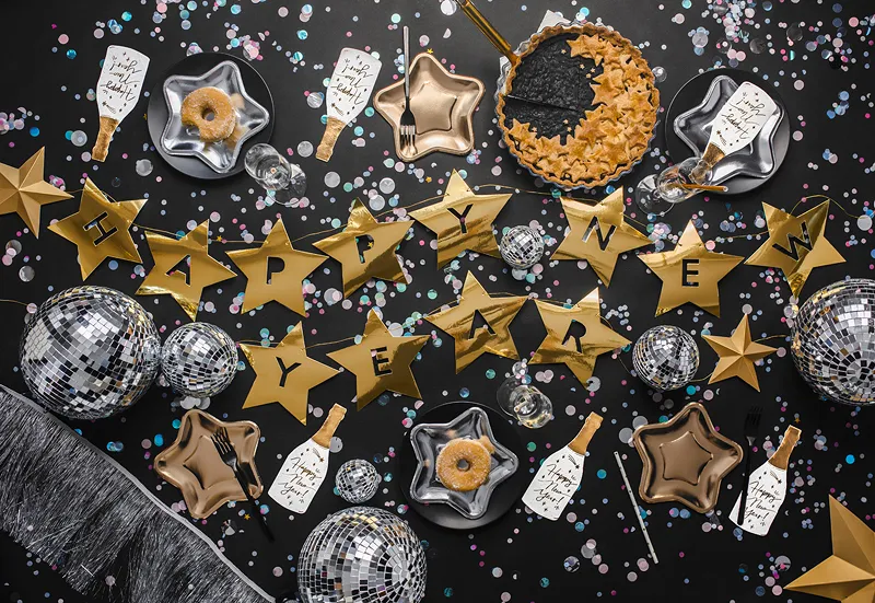 Banner Happy New Year, Stele [3]